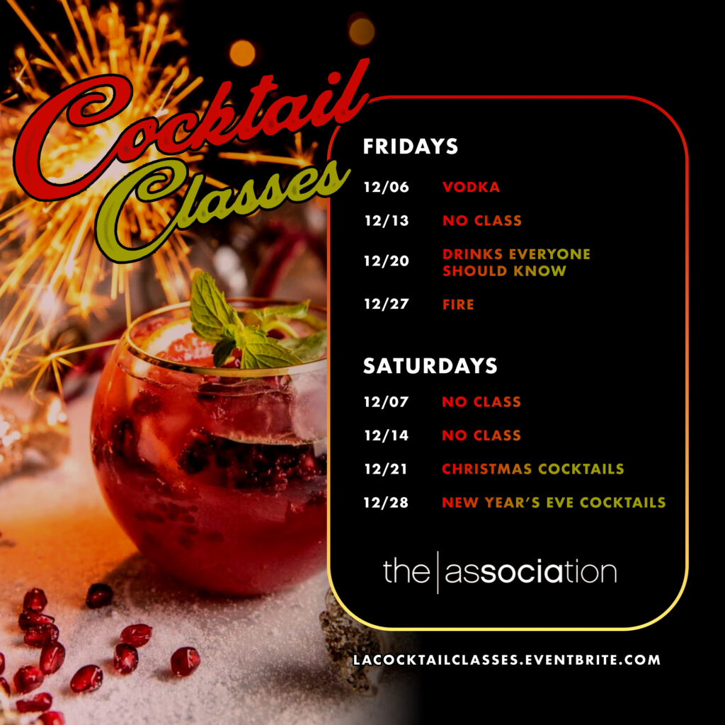 COCKTAIL SCHEDULE December